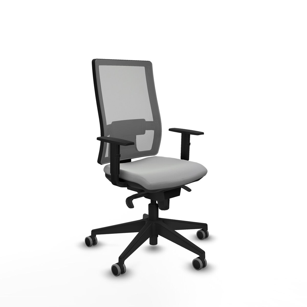 Silla de Oficina Piqueras y Crespo 1D066G0 Gris claro