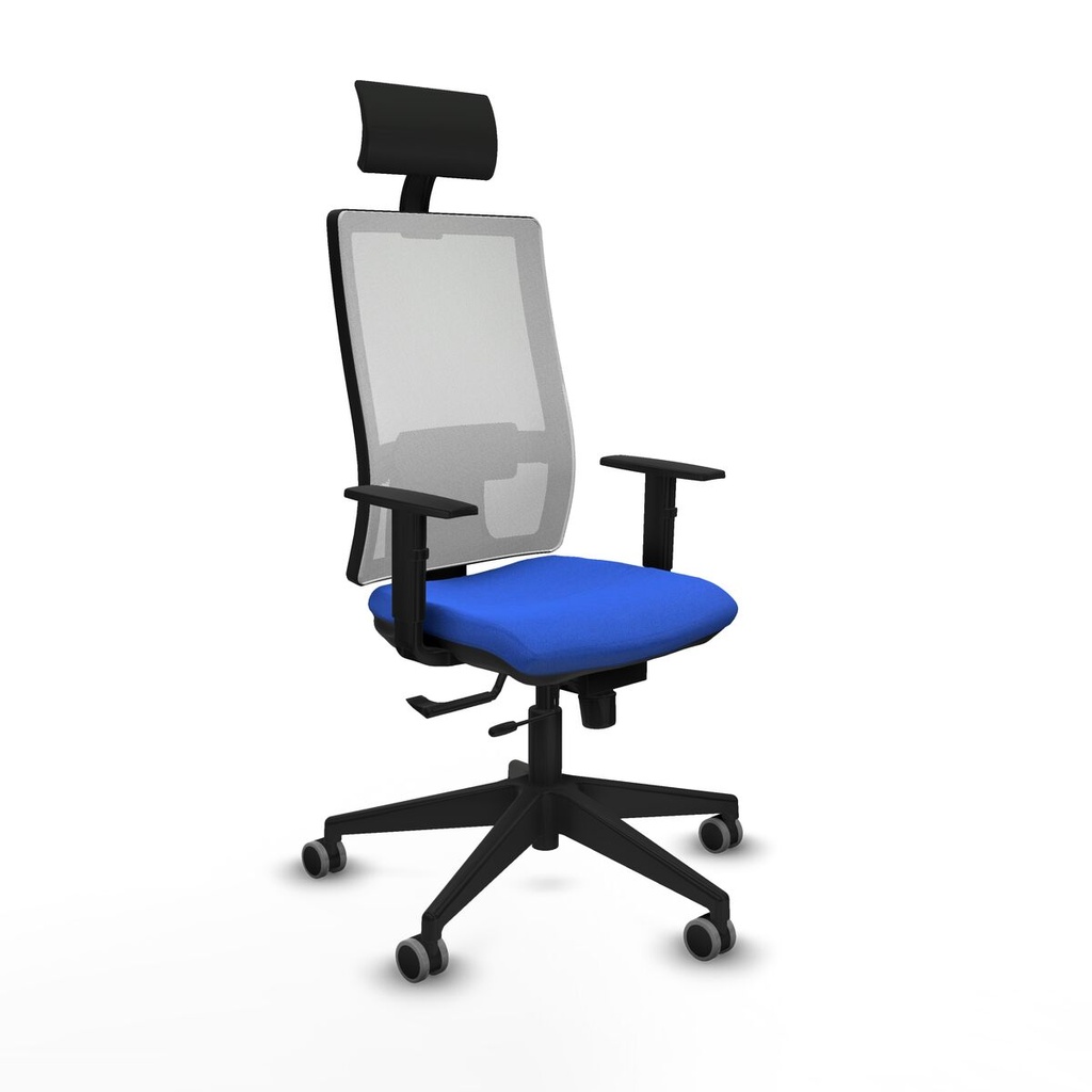 Office Chair with Headrest Piqueras y Crespo 1D066G1 Blue