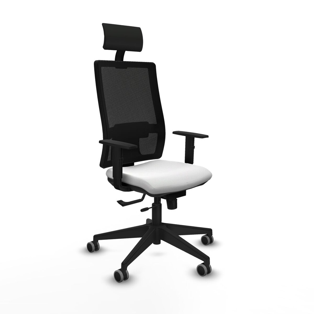 Office Chair with Headrest Piqueras y Crespo 1D066G1 White