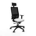 Office Chair with Headrest Piqueras y Crespo 1D066G1 White