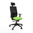 Office Chair with Headrest Piqueras y Crespo 1D066G1 Pistachio