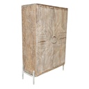 Armario Home ESPRIT Blanco Madera de mango 85 x 38 x 134 cm