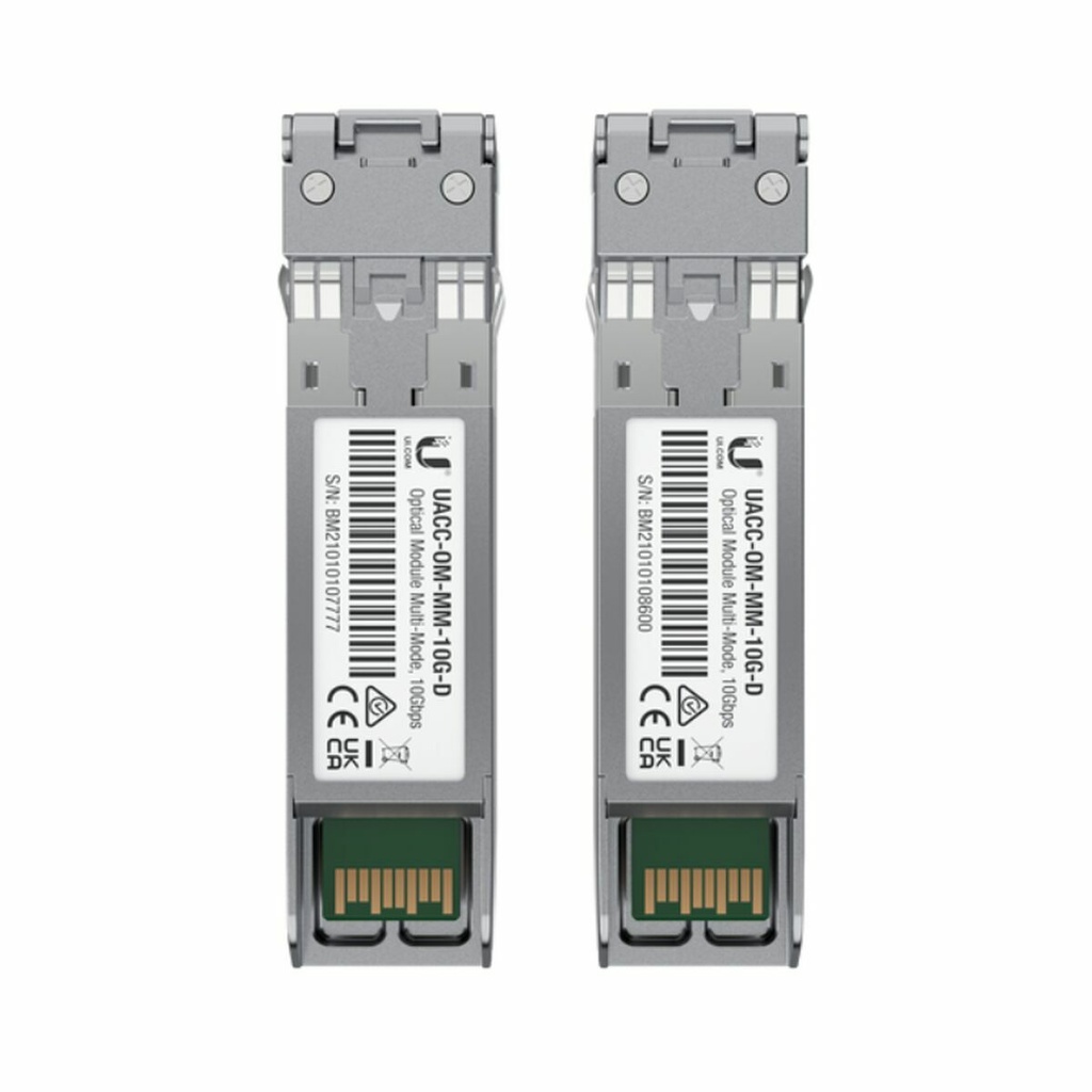MultiMode SFP Fibre Module UBIQUITI UACC-OM-MM-10G-D-2 Silver