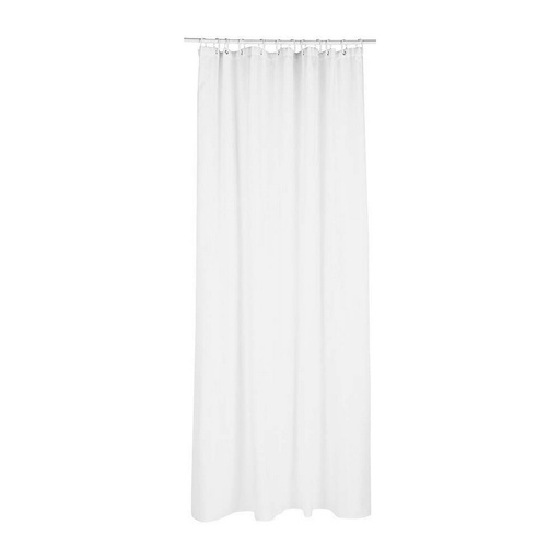 Cortina de Ducha 5five Simply Smart Blanco Poliéster 180 x 200 cm