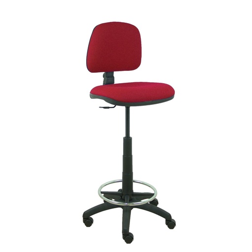 Stool Piqueras y Crespo PB933RN Maroon PVC