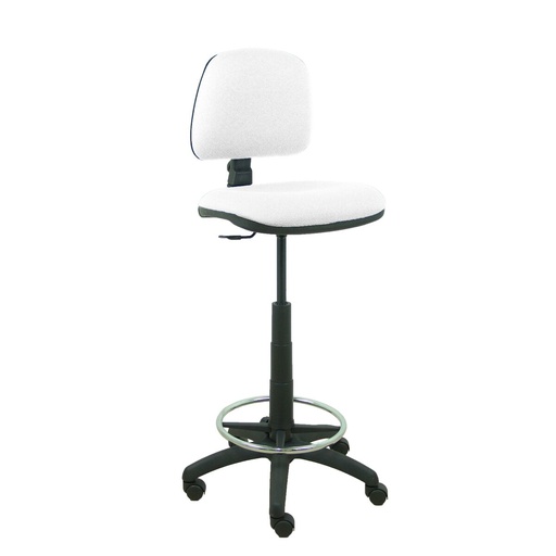 Taburete Piqueras y Crespo CPB10RN Blanco PVC