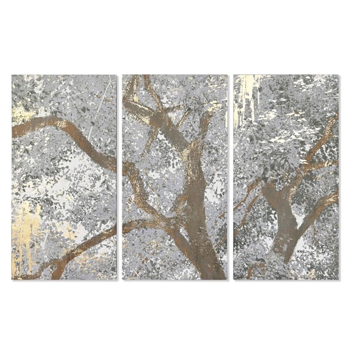 Lienzo DKD Home Decor Lienzo Madera MDF 150 x 3,8 x 100 cm (3 Piezas)