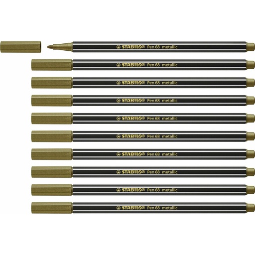 Rotuladores Stabilo Pen 68 metallic (10 Piezas)