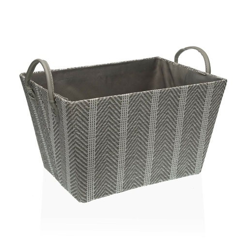 Cesta Multiusos Versa 26 x 22 x 36 cm Gris