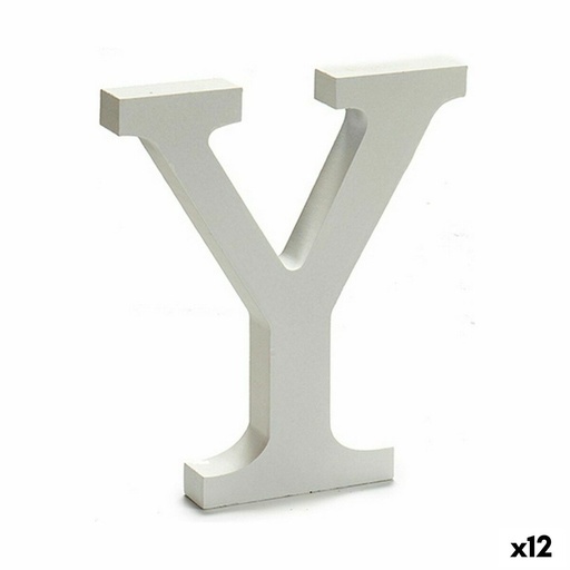 Letra Pincello Y Blanco 1,8 x 21 x 17 cm (12 Unidades)