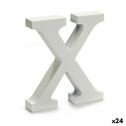 Letra Pincello X Blanco 2 x 16 x 14,5 cm (24 Unidades)