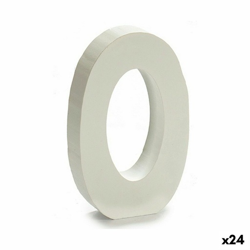 Número Pincello Blanco 2 x 16 x 14,5 cm (24 Unidades)