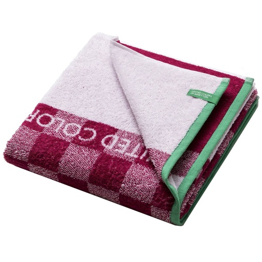 Beach Towel Benetton Kids Red 100% cotton 140 x 70 cm