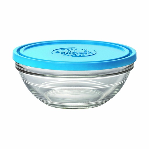 Fiambrera Hermética Duralex Bol Red Freshbox Azul (970 ml) (ø 17 x 7 cm)