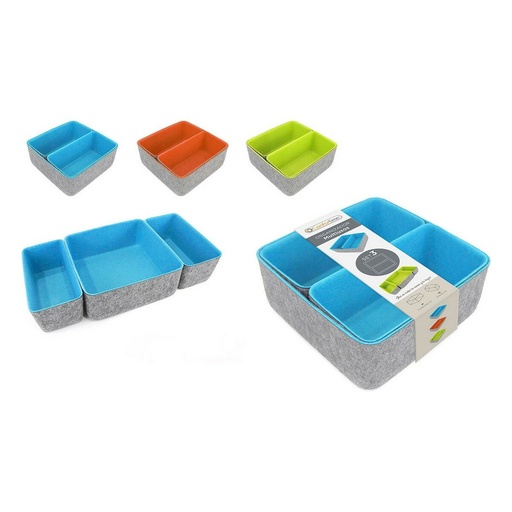 Organizador de Cajones Confortime Fieltro 3 Piezas (3 Unidades)