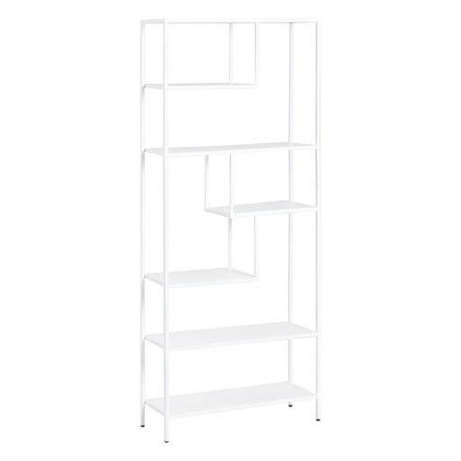 Estantería SQUARE Metal Blanco 80 x 26 x 180 cm