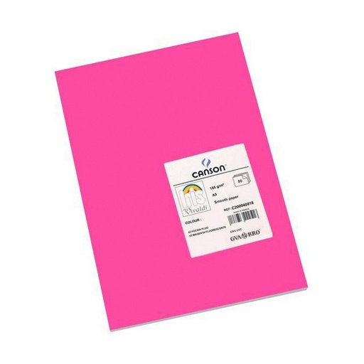 Cartulinas Iris Rosa Fuerte (50 Unidades)
