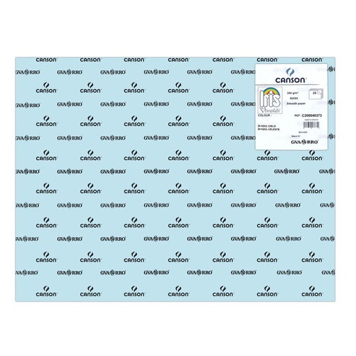 Card Iris Sky blue 50 x 65 cm