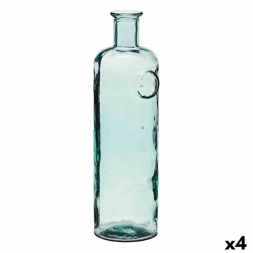 Bottle Stamp Transparent 14 x 44 x 13 cm Decoration (4 Units)