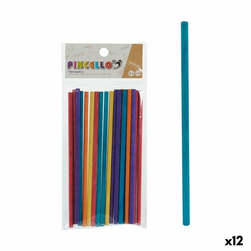 Sticks Pincello AR1810589 Multicolour Wood Handicrafts (12 Units)