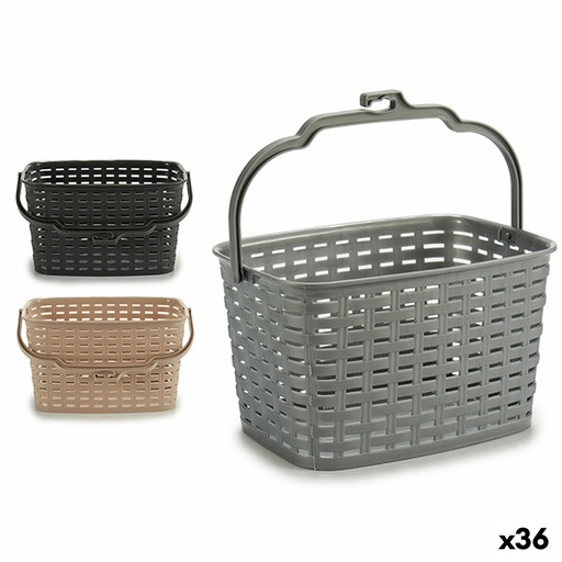 Cesta para Pinzas Kipit 8990 Plástico 3 L 23,5 x 12,8 x 19 cm (36 Unidades)
