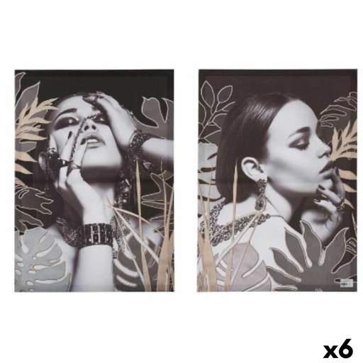 Canvas Gift Decor PC342262 Canvas 50 x 3,5 x 69,5 cm Lady