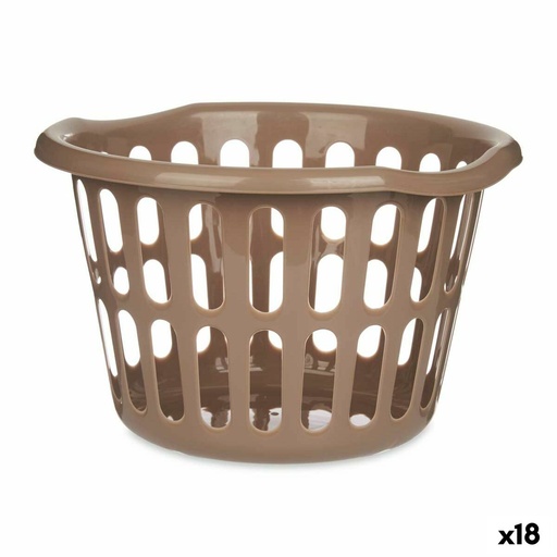 Cesto Kipit 8066-T Taupé Polipropileno 27 L 40 x 25 x 40 cm (18 Unidades)