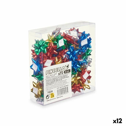 Lazos Pincello 2 PVC 4 cm Brillo Multicolor (12 Unidades)