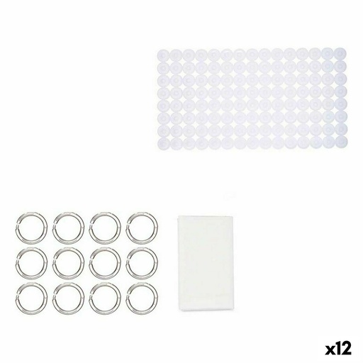 Bath Set Berilo CN-B6032A-WHITE White PVC Polyethylene EVA (12 Units)