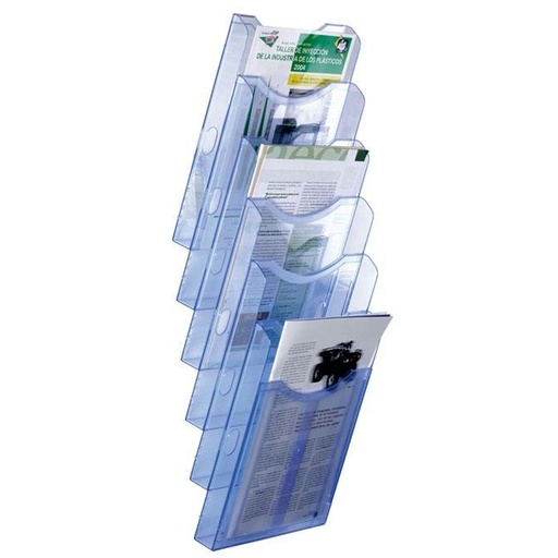 Expositor Archivo 2000 Archiplay De pared Transparente Din A4 Azul