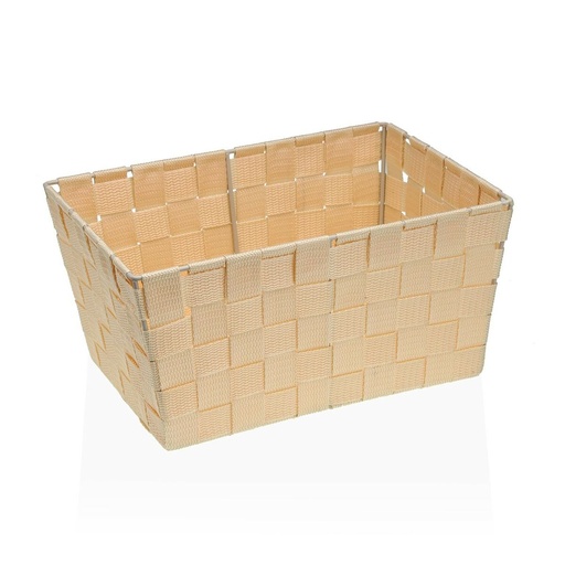 Cesta Multiusos Versa 20 x 15 x 30 cm Beige