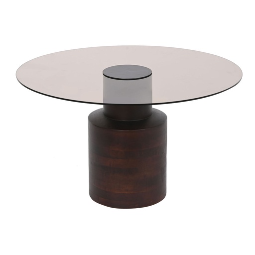 Mesa de Centro DKD Home Decor Cristal Madera de mango 80 x 80 x 40 cm