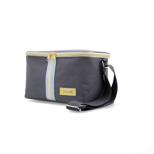 Bolsa Térmica Quid Sugar Portameriendas Gris 23 x 15 x 15 cm