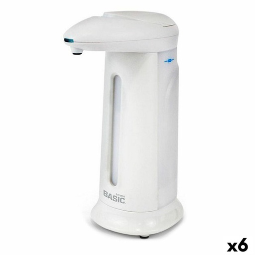 Dispensador de Jabón Automático con Sensor Basic Home 350 ml 0,35 L (6 Unidades)