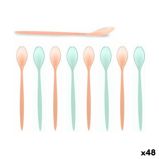 Set de Cucharas Multicolor 8 Piezas 48 Unidades