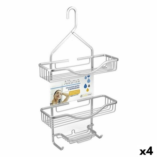 Estantería de Baño Confortime Alluma 35,6 x 12 x 63,5 cm (4 Unidades)