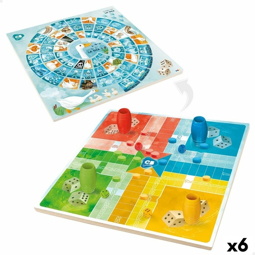 Tablero de Parchís y Oca CB Games 25 x 1 x 25 cm (25 Piezas) (6 Unidades)