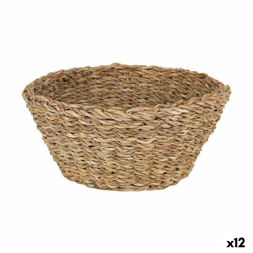 Cesta Multiusos Privilege Marrón Mimbre 26 x 26 x 11 cm (12 Unidades)