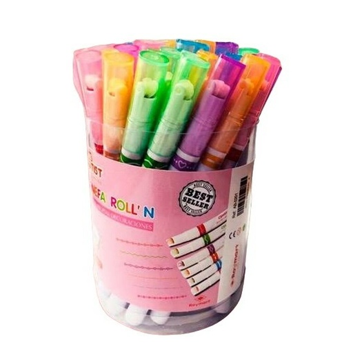 Set de Rotuladores Roymart Cenefa Roll'N 36 Piezas Multicolor