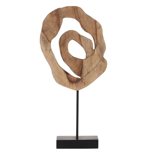 Escultura Beige Madera de mango 26 x 8,5 x 52 cm