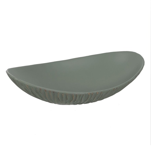 Centro de Mesa Verde Dorado Poliresina 35,3 x 22,5 x 8,5 cm