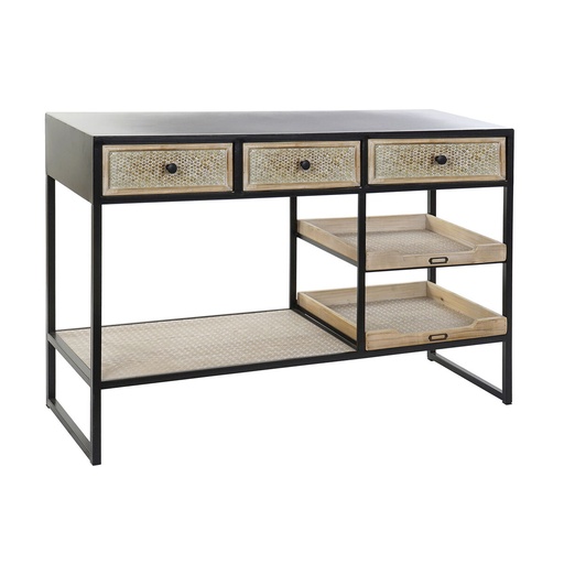 Recibidor Home ESPRIT Marrón Negro 120 x 38 x 80 cm
