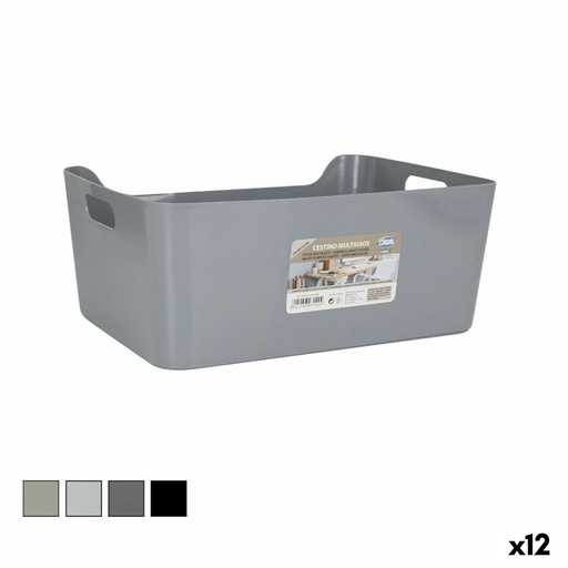 Cesta Multiusos Dem 33 x 24 x 14,5 cm Con asas (12 Unidades)