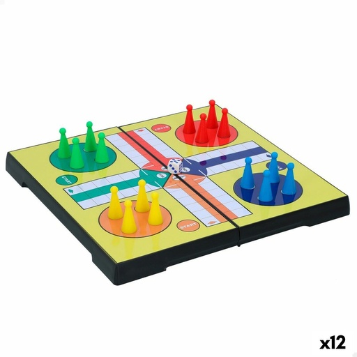 Parchís CB Games 20 x 2 x 20 cm Magnético Viajes (18 Piezas) (12 Unidades)