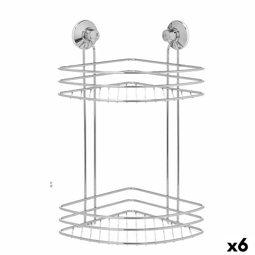 Soporte de Ducha Berilo CN-W6753-5 Acero ABS 26 x 39 x 19 cm (6 Unidades)