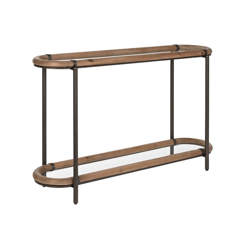 Recibidor Home ESPRIT Negro 131 x 36 x 81 cm