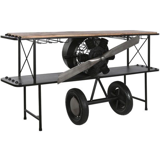 Recibidor Home ESPRIT Marrón Negro 191 x 58 x 96 cm 191 x 58 x 91 cm