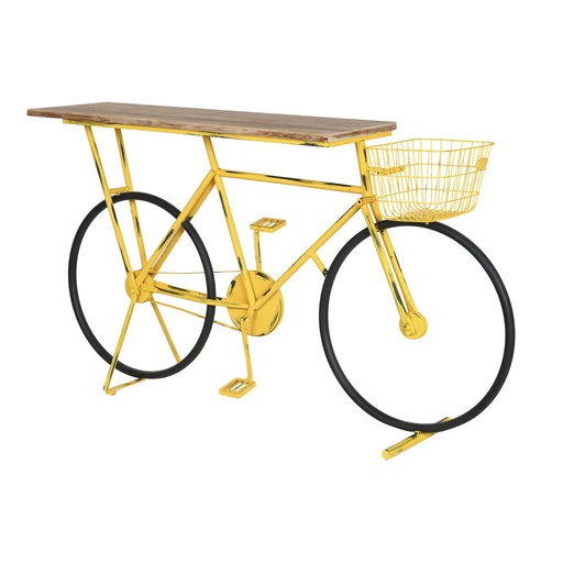 Recibidor Home ESPRIT Amarillo Negro 160 x 40 x 88 cm