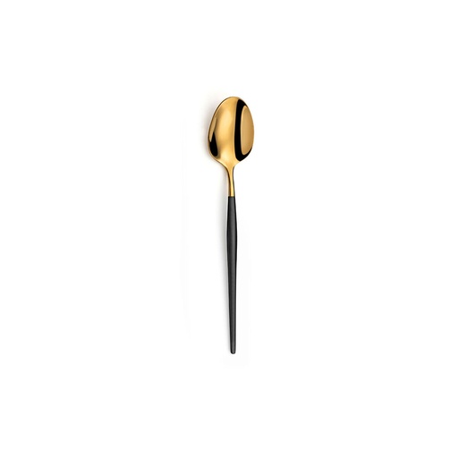 Teaspoons Amefa Soprano Black Golden Metal Coffee 12 Units