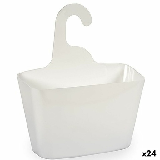 Bath Organiser Caddy Berilo G-507 White Plastic 11,5 x 31,5 x 28,5 cm (24 Units)